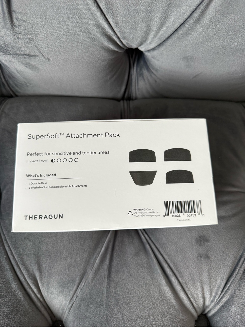 Theragun SuperSoft Attachment Pack – Genuine Replacement Heads